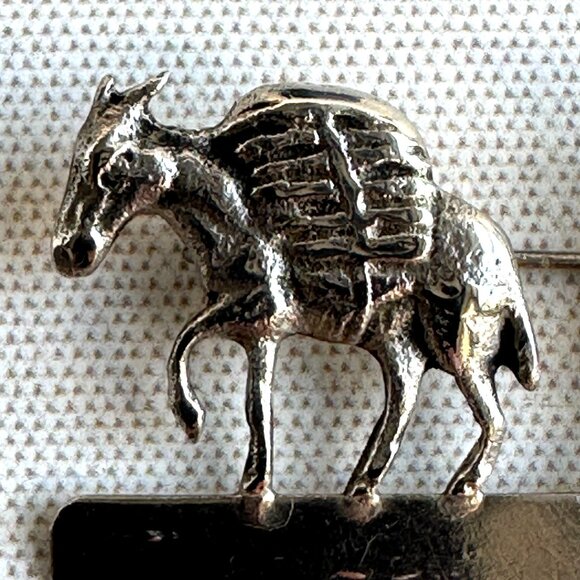 Ramirez 900 Silver Burro Brooch - Picture 3 of 12
